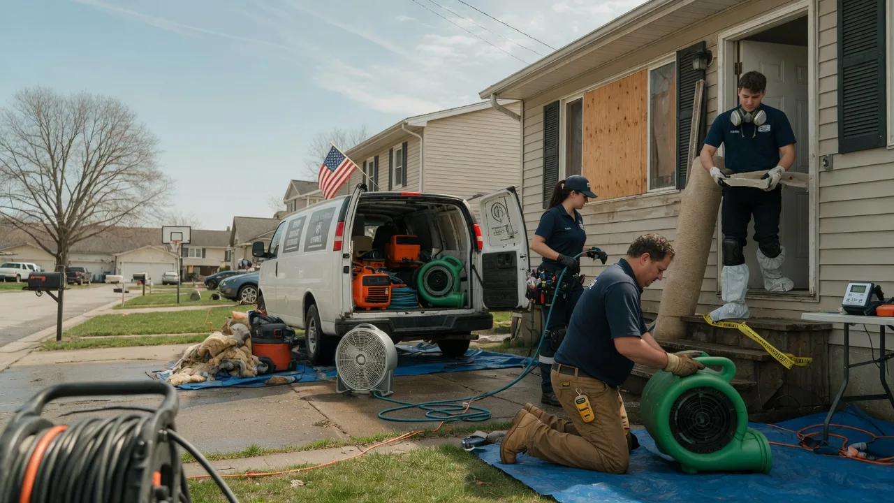 Water Damage Restoration in Monmouth, IA near me